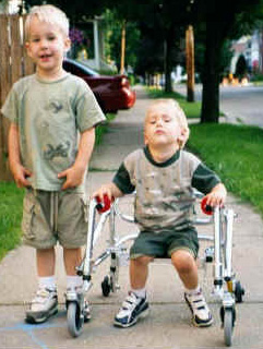 Me and my big brother Mitch going for a walk